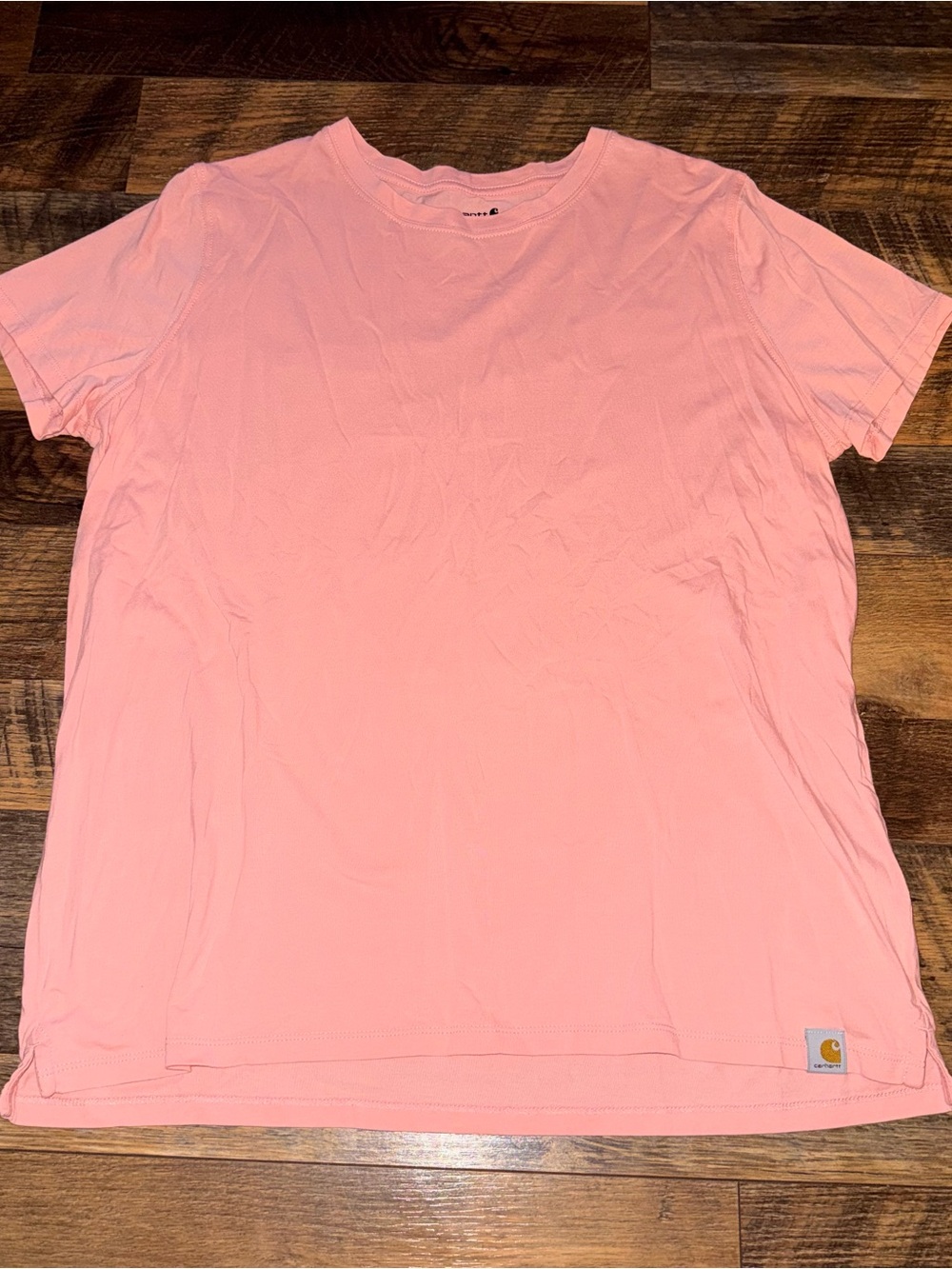 Carhartt Women's Short Sleeve Crew Tee in Coral